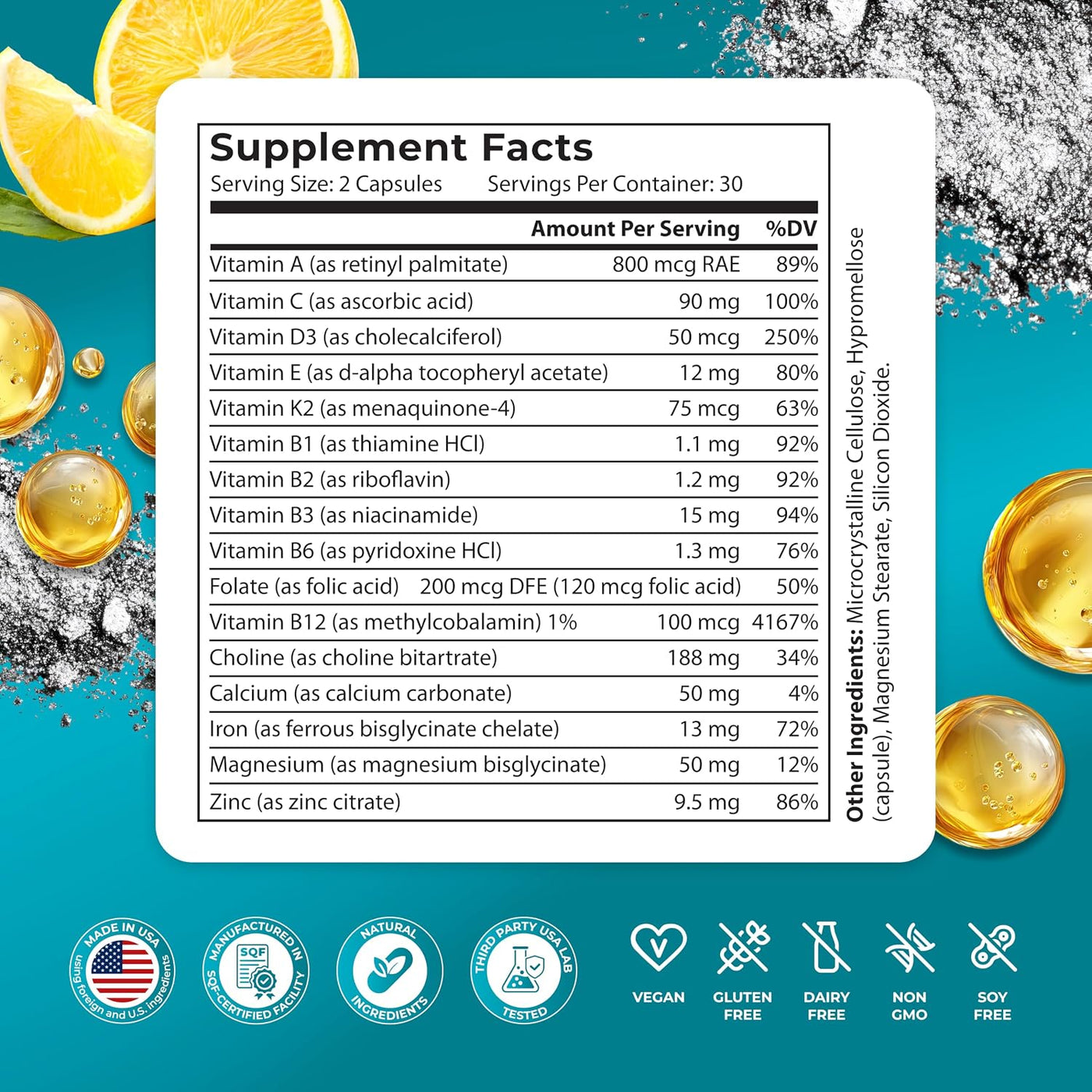 PUREHEALTH RESEARCH MultiBlend - Multivatimin diario para mujeres y...