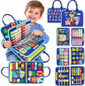 URBAN TOYS Montessori - Tablero de actividades, libro ocupado