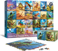 Dinosaur World - Rompecabezas para adultos de 2000 piezas, paquete de 24