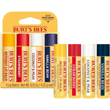 Burt's Bees Bálsamo labial, cera de abejas, fresa, coco y pera,...
