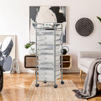 Lámpara Simple Houseware Organizador de carrito utilitario con ruedas de 10 cajones