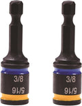 Malco Controladores hexagonales magnéticos reversibles C-RHEX de 2 pulgadas MSHC1 (5/16 pulgadas y 3/8 pulgadas), paquete de 2