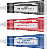 Dr. Bronner\u2019s Pasta de dientes todo en uno 3 paquetes variedad...