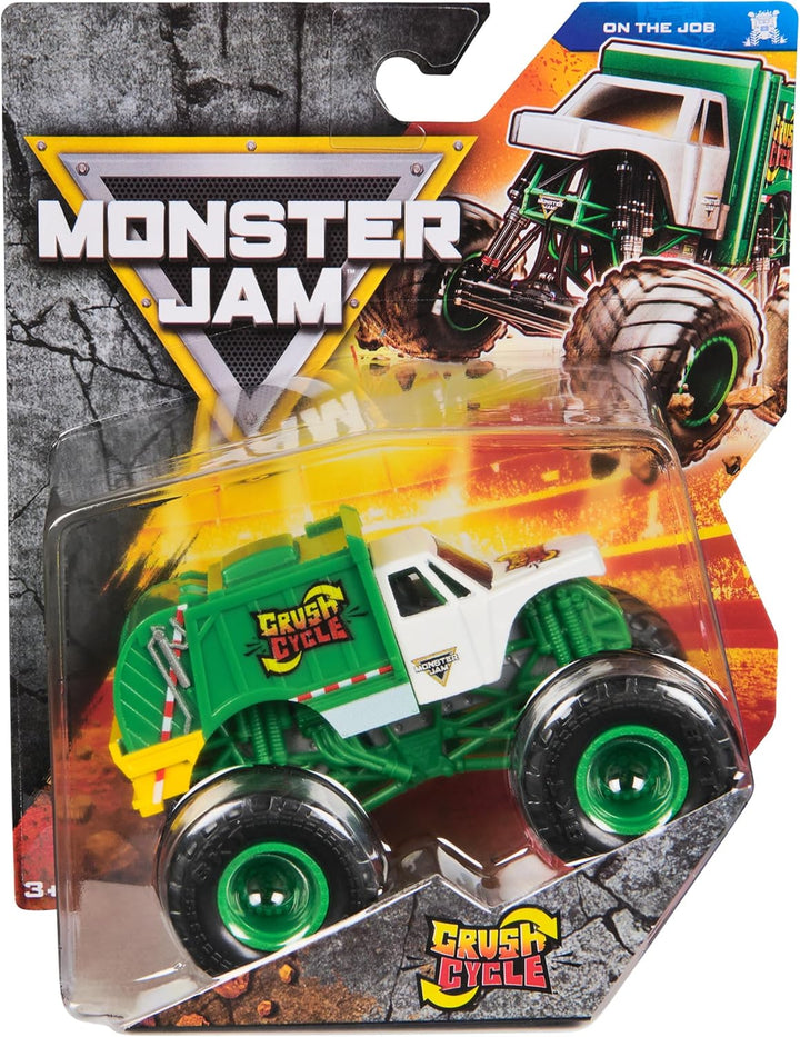 Monster Jam Camión monstruo oficial de Crush Cycl vehículo