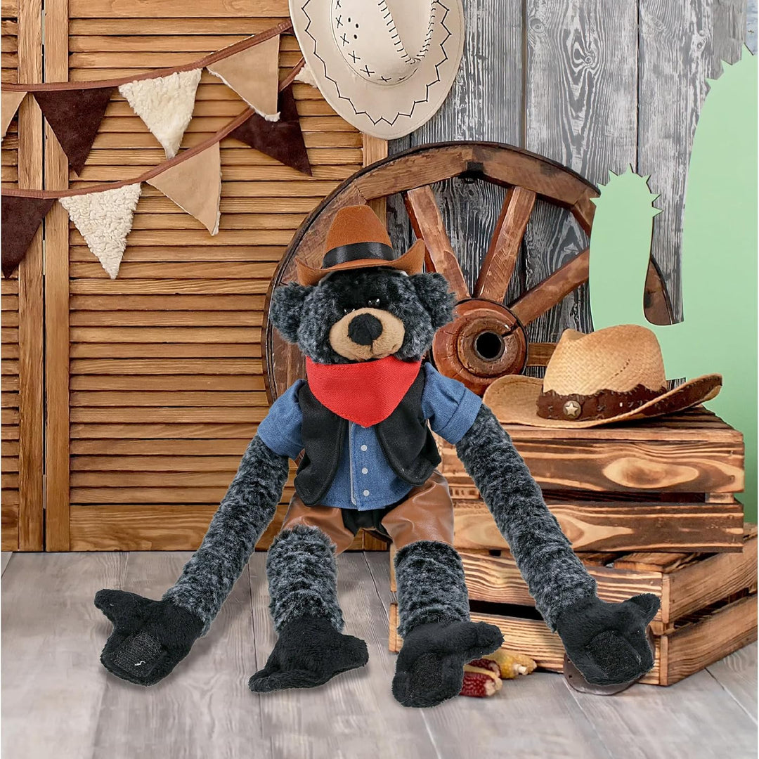 DolliBu Long Arms - Peluche de oso negro con
