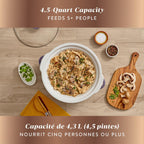Crock-Pot Design Series - Olla de cocción lenta manual de 4.5 cuartos de galón, papa morada