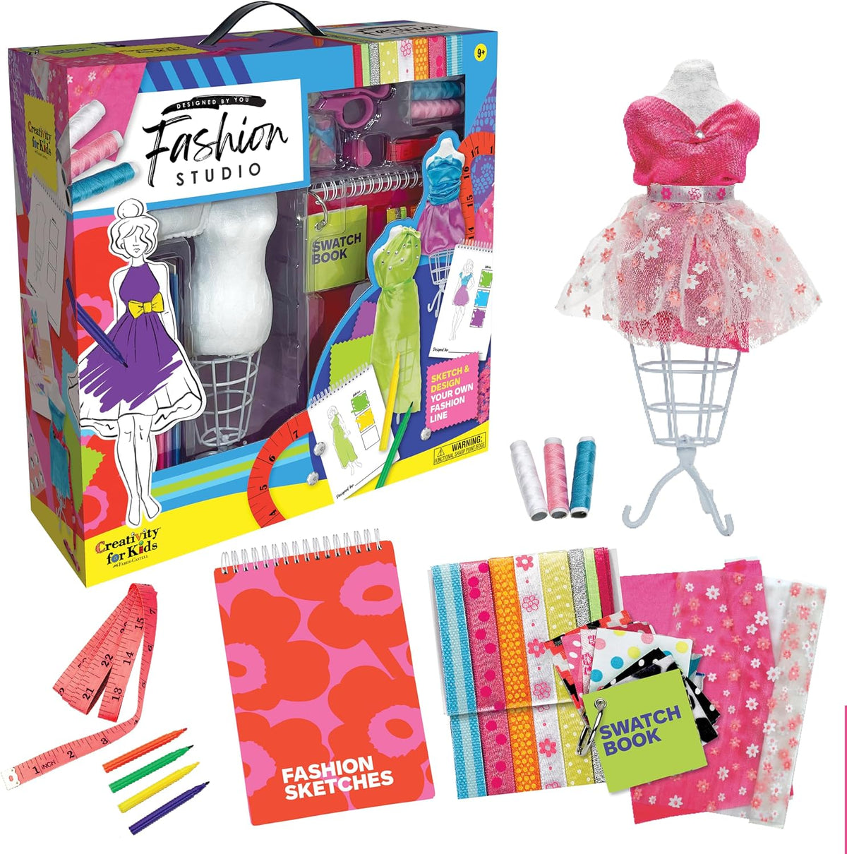 Juego de diseño de moda para niños Diseñado por ti mismo, de Creativity for kids