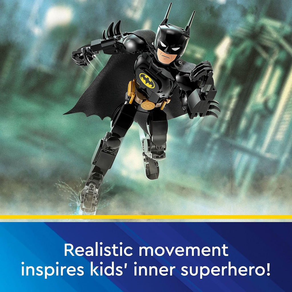 LEGO DC Batman 76259 Figura de acción de DC para construir, juguete de DC totalmente articulado para jugar y exhibir con capa y detalles auténticos de la película Batman Returns, juguete de Batman para niños de 8 años