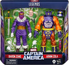Marvel Legends Series Baron Zemo y Arnim Zola Captain