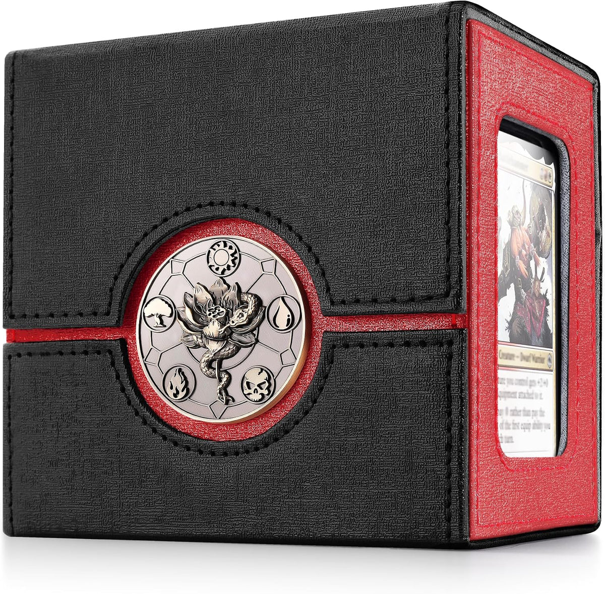 Kabinka Commander Deck Box para MTG con Dice Tray,Card Deck Box