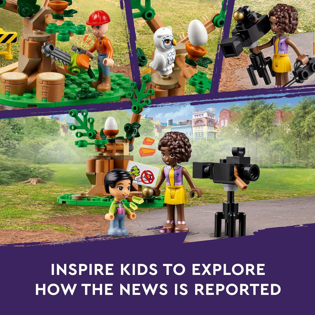 LEGO Friends Newsroom Van 41749 - Juego de juguetes de construcción...