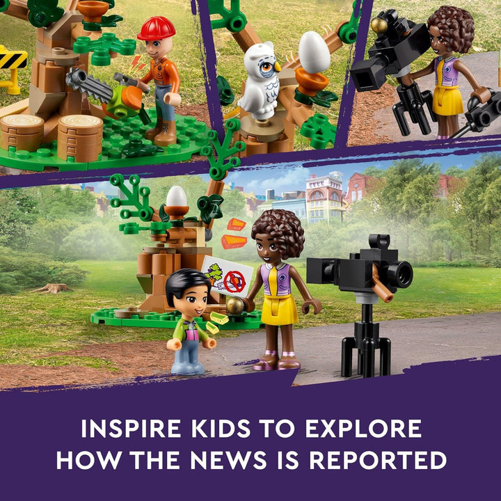 LEGO Friends Newsroom Van 41749 - Juego de juguetes de construcción...