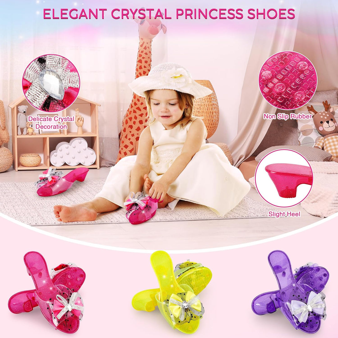 LJZJ Princess Dress Up Toys &amp; Jewelry Boutique, Girls Role Play...