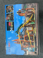 Juego de construcción de montaña rusa occidental juguete