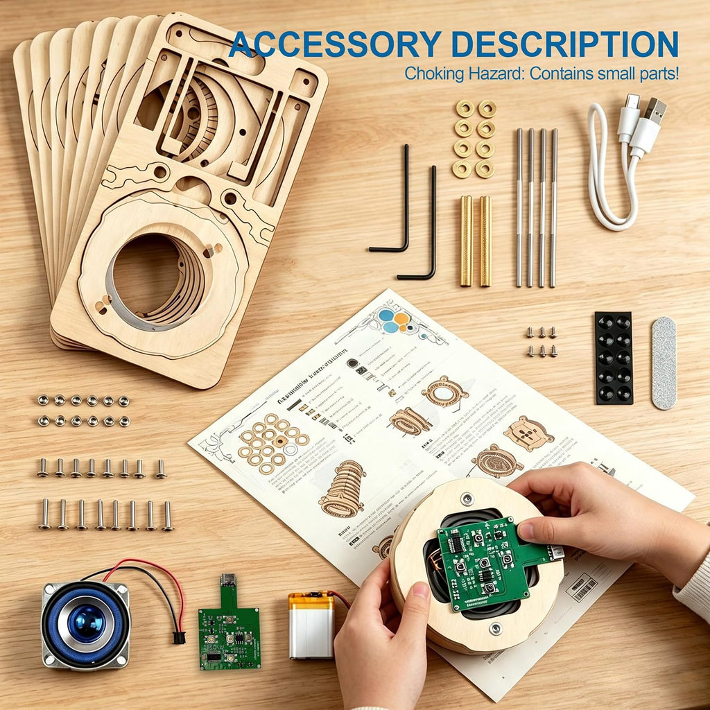 Kit de altavoces Bluetooth DIY, kits de ciencia para niños de 8 a