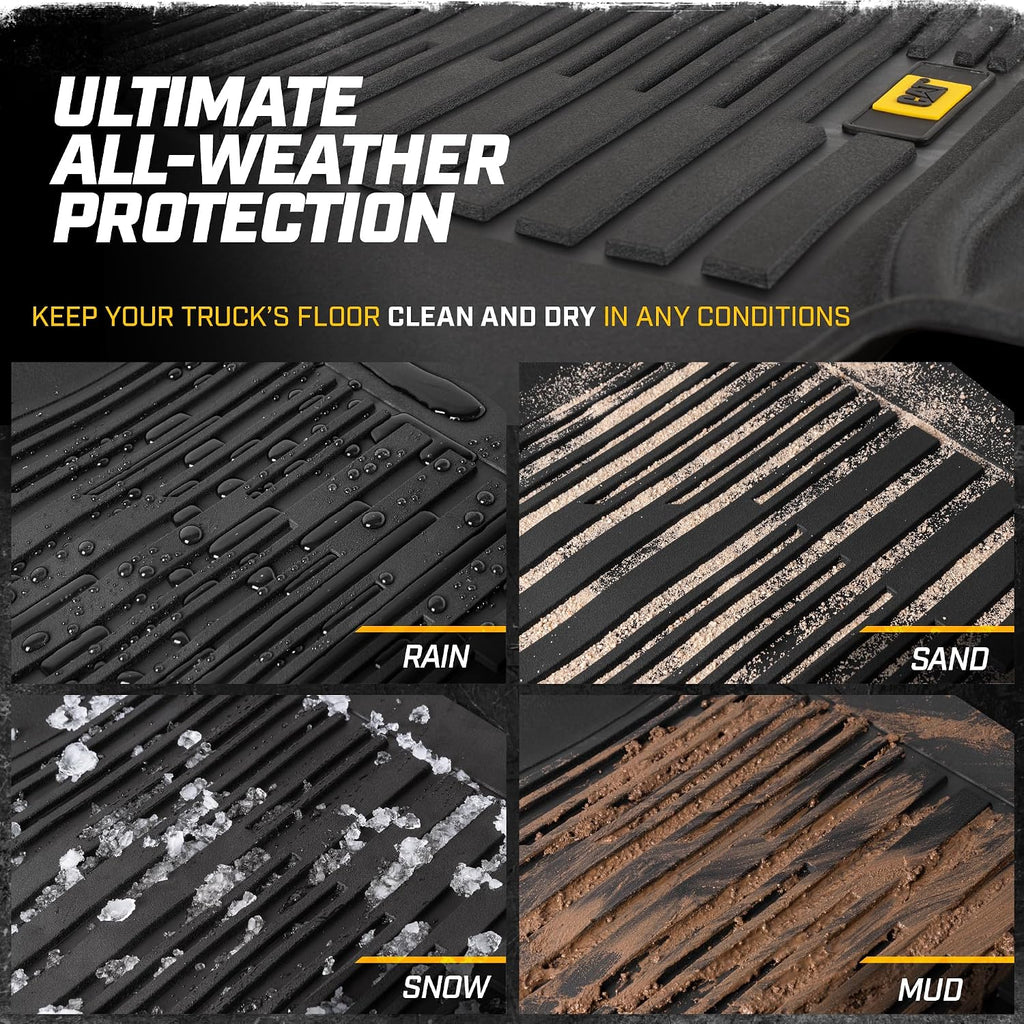 CAT Alfombrillas para Ram 1500 Crew Cab 2019-2026 sin almacenamiento
