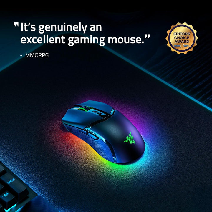 Razer Cobra Pro - Mouse inalámbrico para juegos: 10 controles perso...
