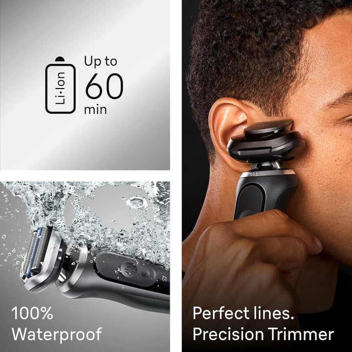 Braun Afeitadora eléctrica para hombre, Series 7 7171cc, afeitado e...