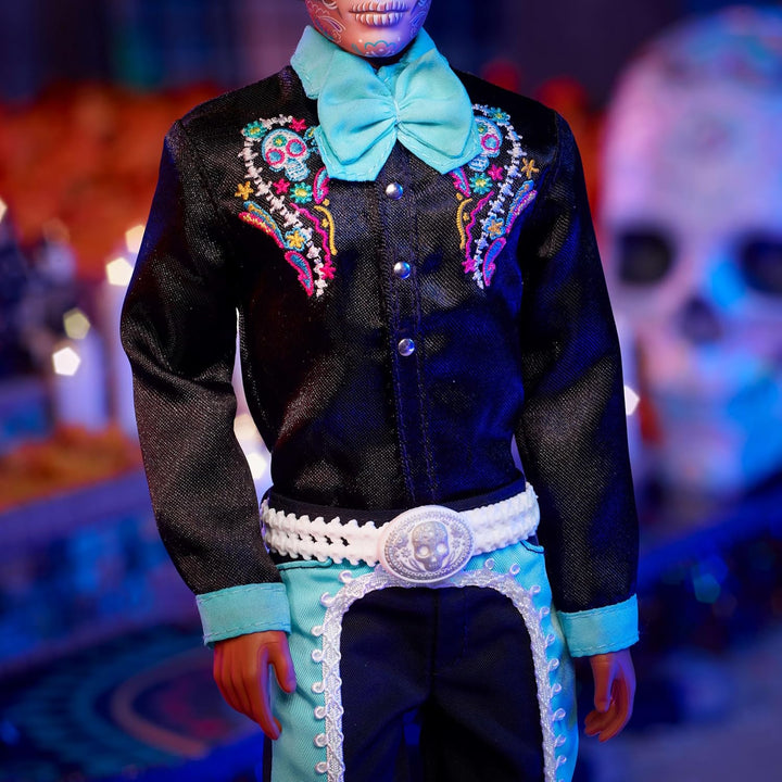 Muñeca Barbie Signature, colección 2024 Día De Muertos Ken con traj...