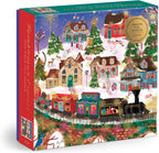 Galison - Twinkletown Express - Rompecabezas de 1000 piezas con papel de