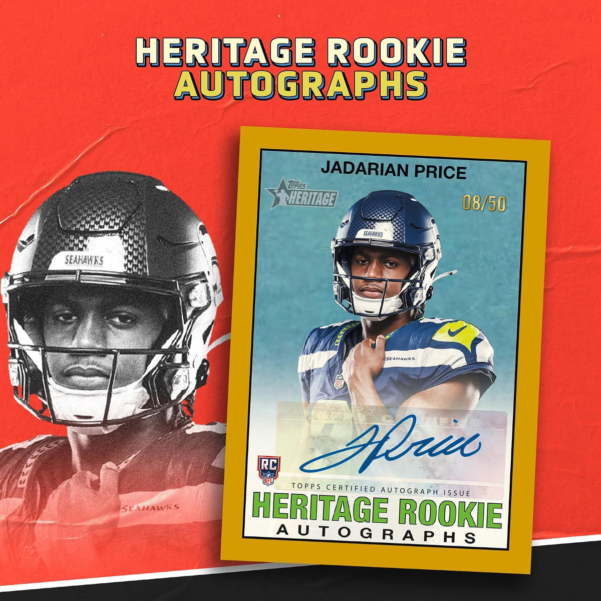 Topps Heritage Football 2026 - Sellado de fábrica, caja de valor