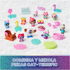 Calendario de Adviento de Gabby's Dollhouse: La Película 2025, Lindas Sorpresas de Invierno, 24 Juguetes Sorpresa con Figura de Gabby, Amigos Gatos y Accesorios, para Niños a Partir de 3 Años