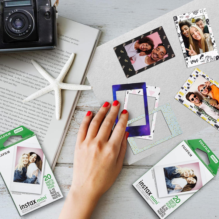 Fujifilm Película Instax Mini (40 hojas), dos paquetes individuales...