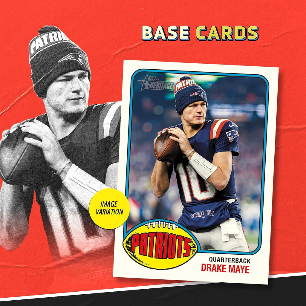 Topps Heritage Football 2026 - Sellado de fábrica, caja de valor