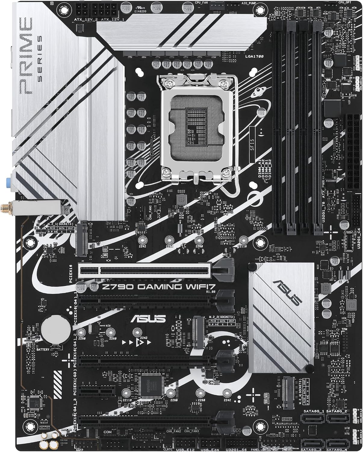ASUS Z790 GAMING WIFI7 (LGA 1700) Placa base ATX con PCIe 5.0, tres...