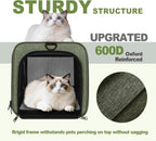 Bolsa de transporte mediana para gatos, ligera, suave y pequeña caja