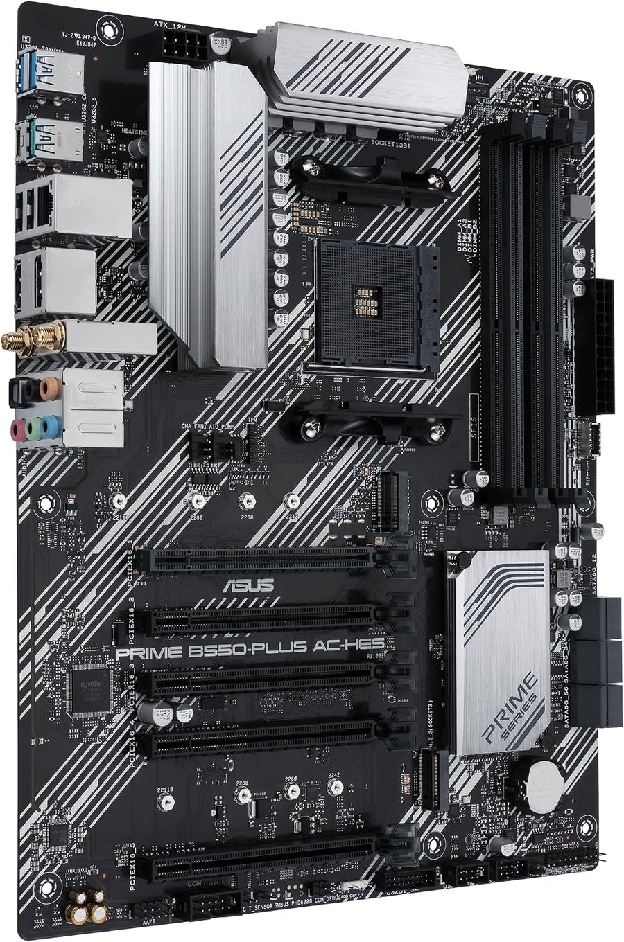 ASUS Prime B550-PLUS AC-HES AMD AM4 (3ª generación Ryzen) ATX placa...