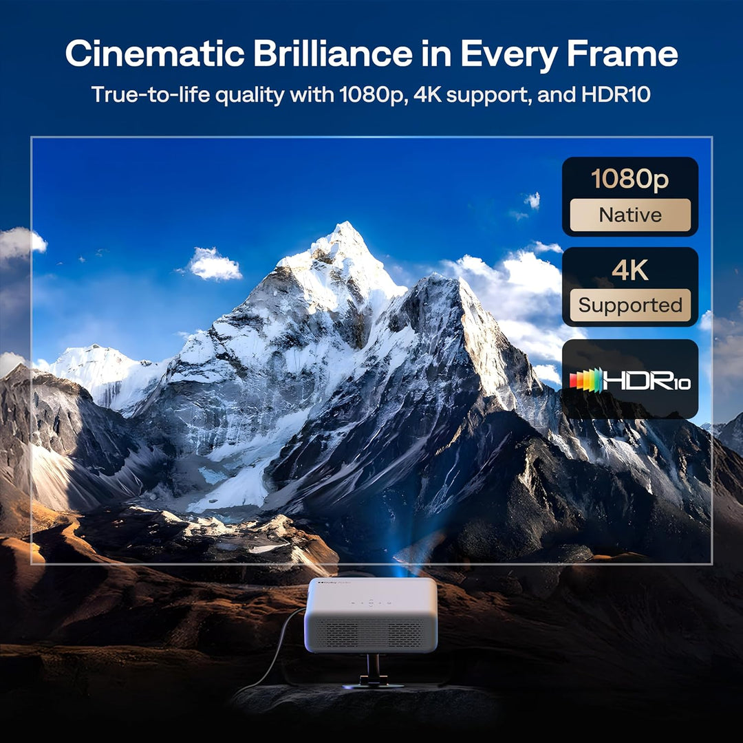 Aurzen EAZZE - Proyector inteligente compatible con Google TV D1G 4...
