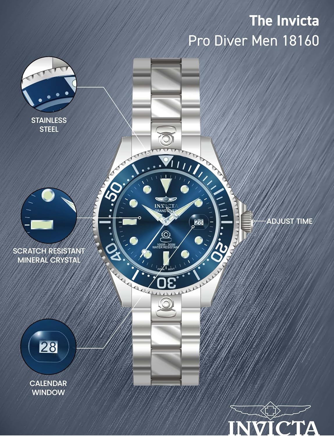 Invicta Reloj Automático Pro Diver para Hombres y Mujeres
