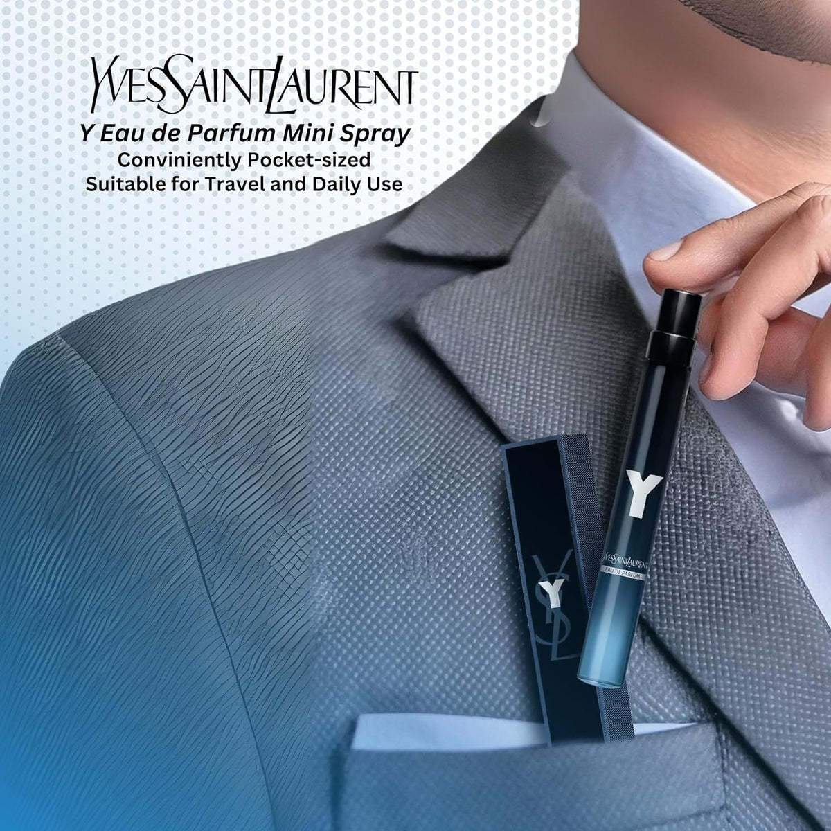 Y by Yves Saint Laurent - Eau de Parfum para hombre, espray de viaj...