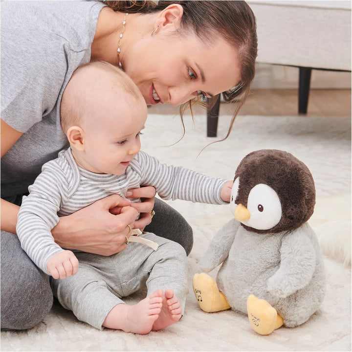 GUND - Peluche animado Kissy el Pingüino para bebés, juguete de pel...