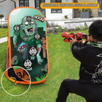 Objetivo de práctica de tiro compatible con pistola Nerf para niños y niñas, objetivos de disparo de blaster de espuma de juguete para niños en interiores y exteriores, objetivo de disparo de