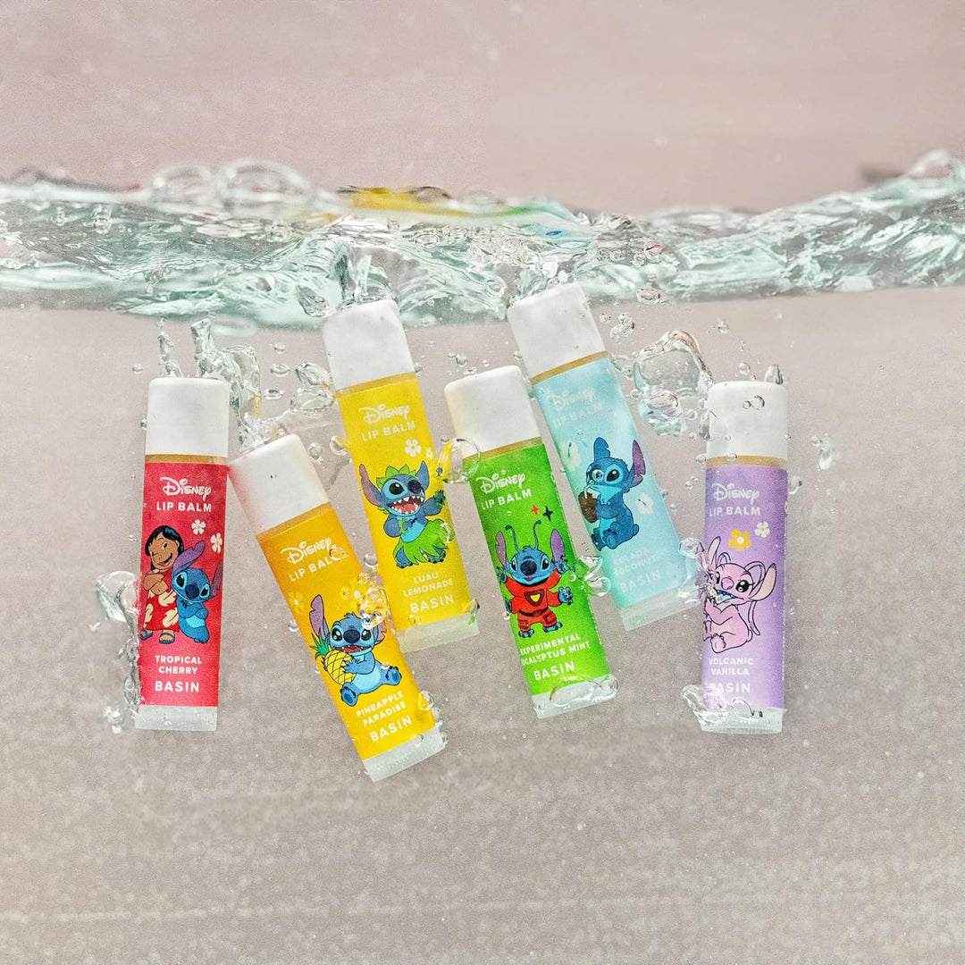 Basin Colección de bálsamo labial Disney Stitch | Paquete de 6 sabo...