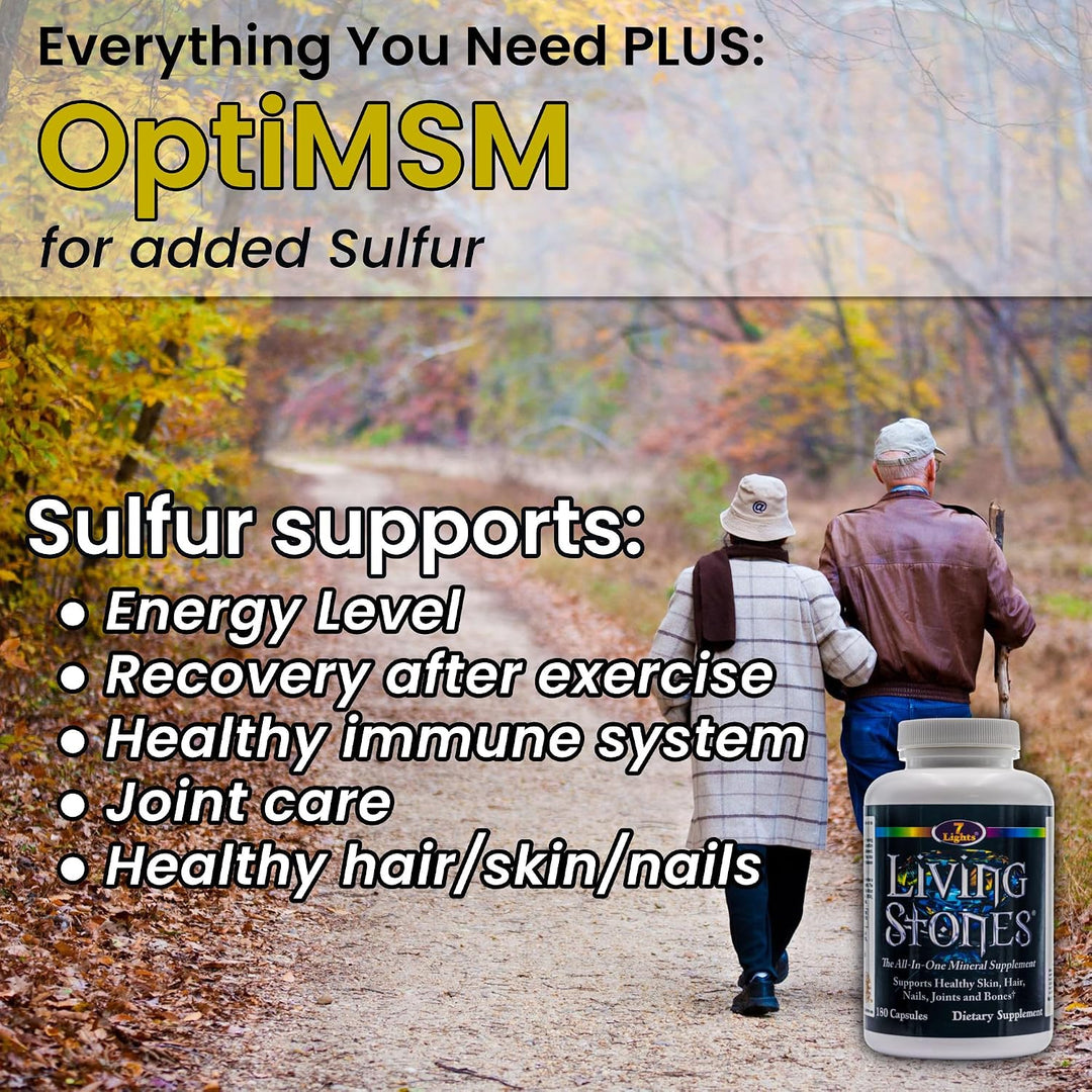 Living Stones, Suplemento mineral completo con zinc, calcio, magnes...