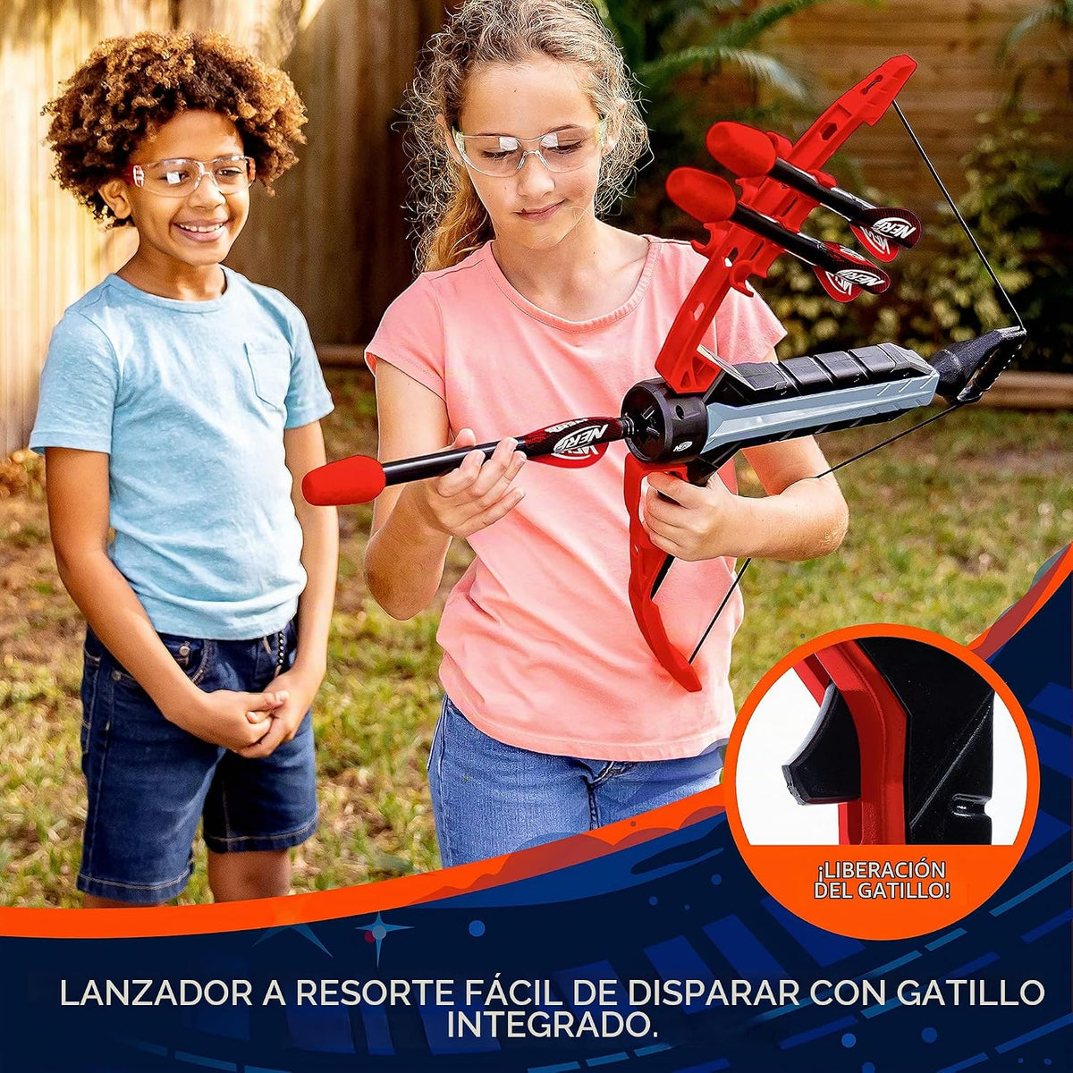 NERF Rip Rocket Kids Toy Bow + Arrow Set
