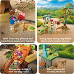 Playmobil Zoológico: Parque de escalada en el desierto