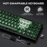 HITIME x XVX M67 - Teclado inalámbrico 60% por ciento, teclado gami...