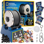 National Geographic 3 Lb. Rock Tumbler Kit para Kids y Adult Beginners