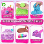 Juguete sensorial de arena para pastel y helado, regalo divertido