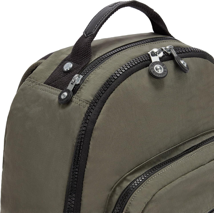 Kipling Mochila para laptop Seúl L sólida para mujer, Verde (Green...