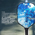Selkirk Sport SLK Helix Pro Paleta de Pickleball | Paletas de Pickleball de Fibra de Carbono Termoformada con Cara Híbrida de Fibra de Carbono y Fibra de Vidrio | Control Inigualable