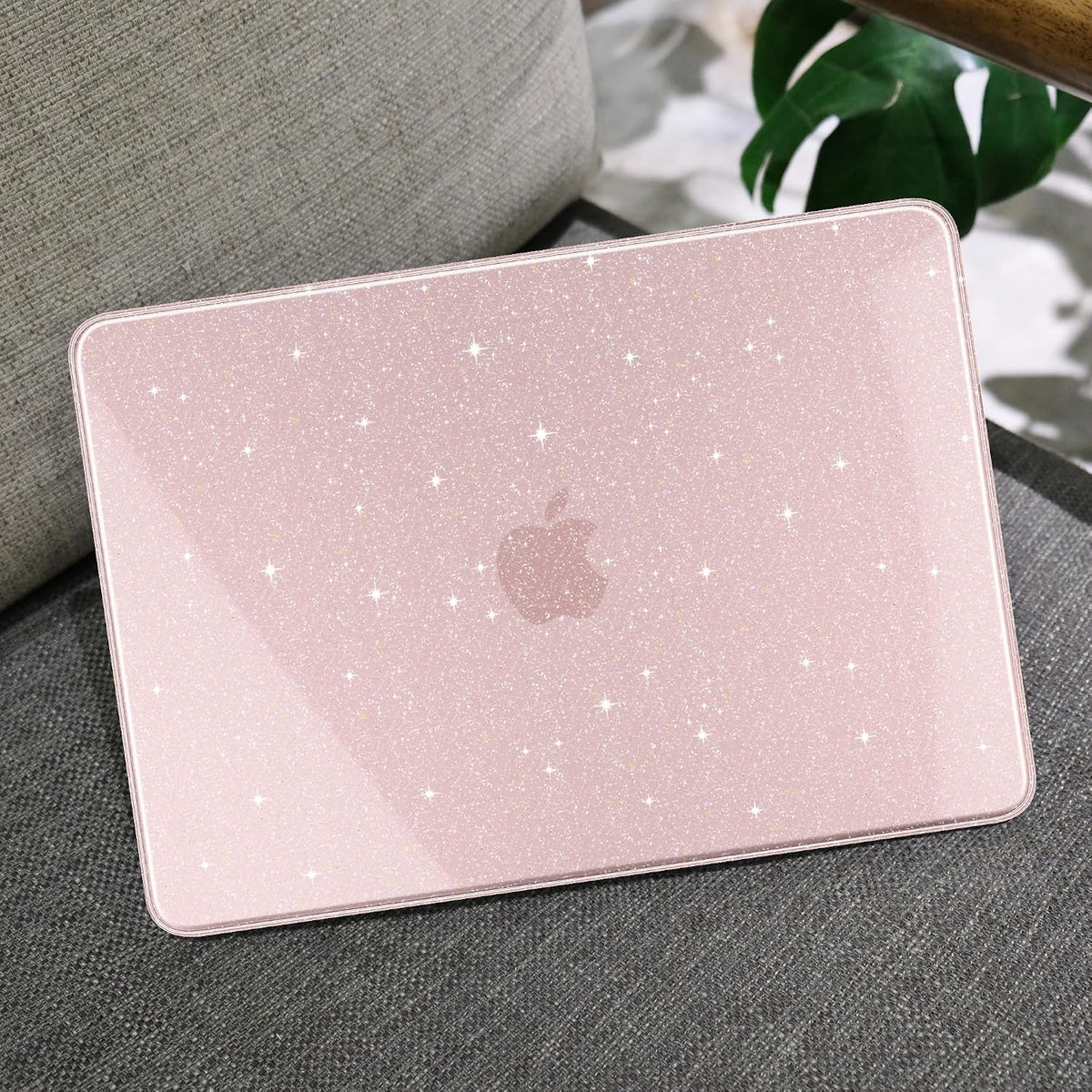 MEEgoodo Funda con purpurina para MacBook Neo de 13 pulgadas versió...
