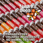 Nature's Bees Bálsamo labial de manteca de cacao, original, man...