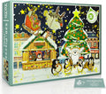 Rompecabezas de Navidad para adultos, 520 piezas, pingüino y oso polar