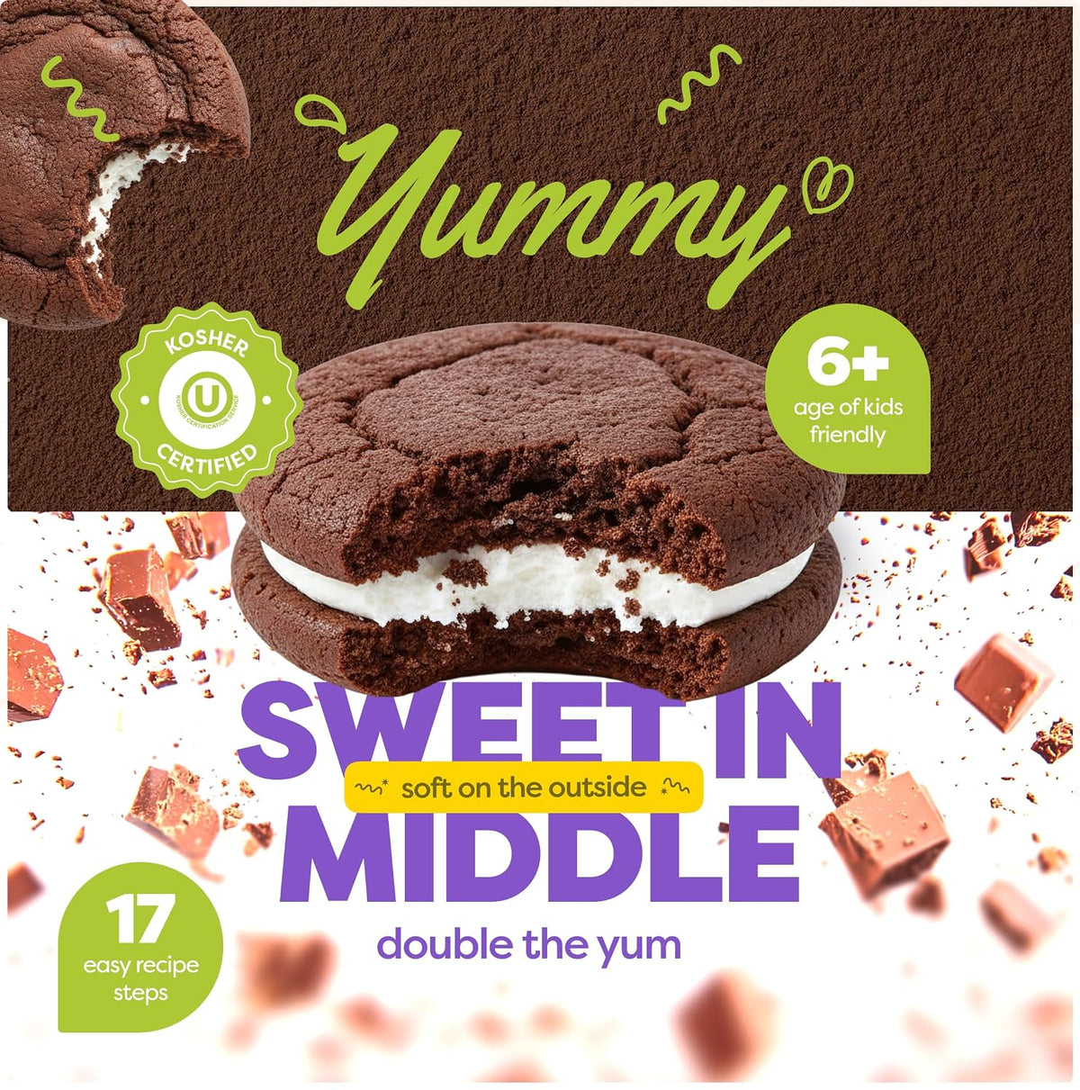 Baketivity Whoopie - Kit de hornear para niños con ingredientes premedidos