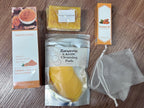 Kit de Lavado y Cuidado de Cúrcuma – Jabón de Cúrcuma para el Rostro, 5, 4PC Set (Turmeric)